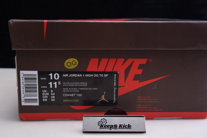 travis scott x air jordan 1 retro high og "chicago" cd4487 100