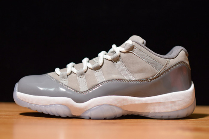 air jordan 11 low "cool grey" 528895-003